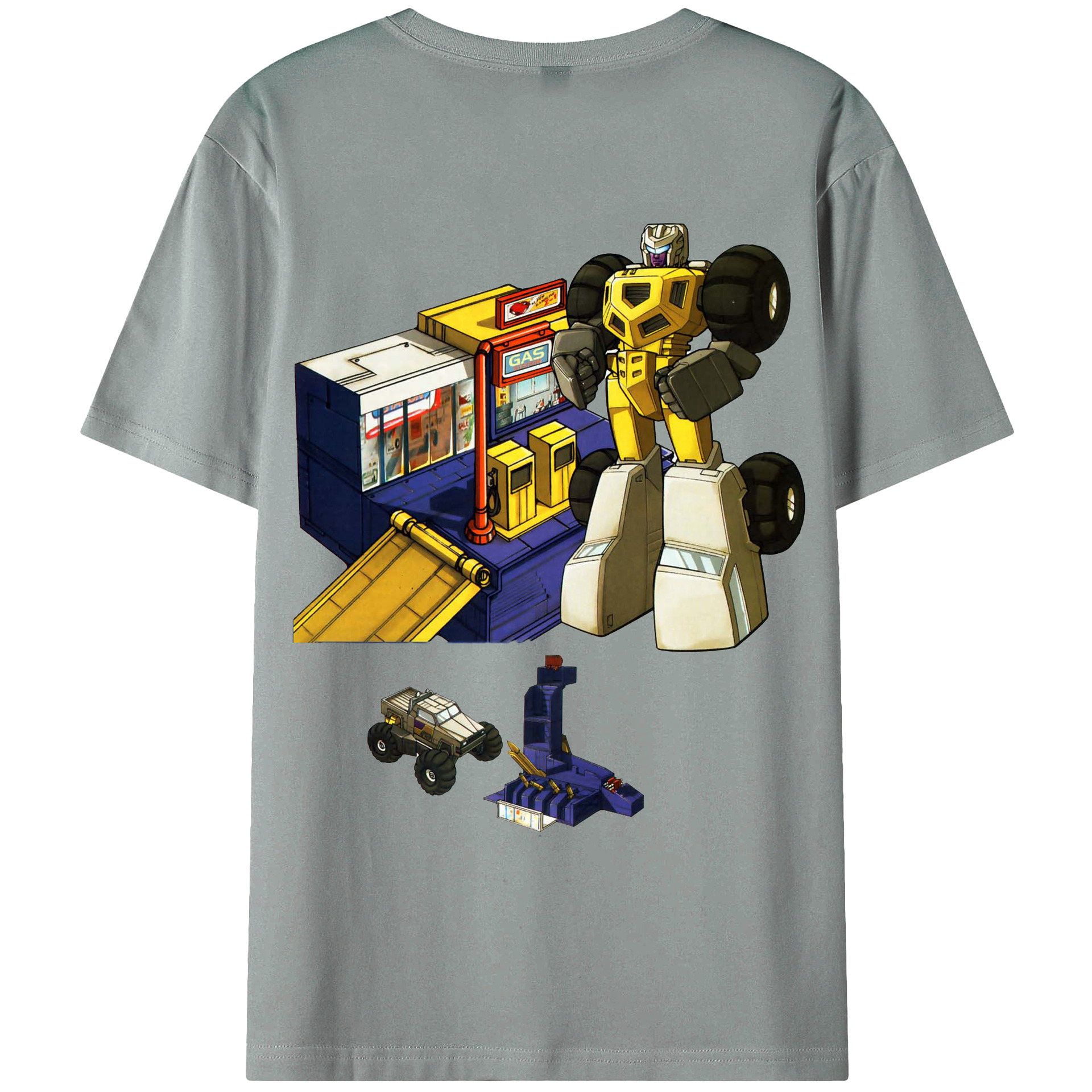 （画像用）  綿100％ メンズ半袖Tシャツ（バックプリント） 通気性